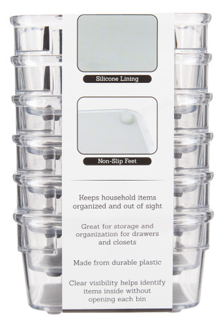 Thumbnail 2: HERITAGE LIVING 6 Pk Multi-Purpose Organizer  