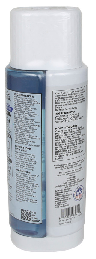 Thumbnail 3: GURUNANDA 20 oz Wild Mint Oxiburst Mouthwash  