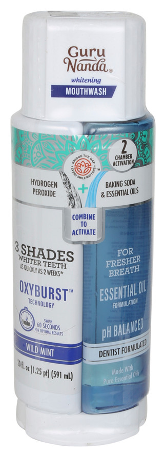 Thumbnail 1: GURUNANDA 20 oz Wild Mint Oxiburst Mouthwash  