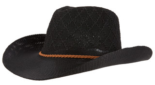 Thumbnail 1: Rampage Braided Band Packable Cowboy Hat 