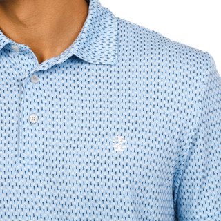 Thumbnail 3: Izod Golf Men's Short Sleeve Printed Golf Polo 