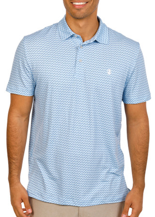 Thumbnail 1: Izod Golf Men's Short Sleeve Printed Golf Polo 
