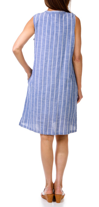 Thumbnail 3: Dash Women's Sleeveless Lace Up Popover Dress 