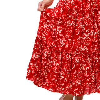 Thumbnail 3: 1 STATE Women's Pull On Tiered Maxi Skirt 