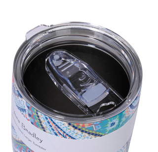 Thumbnail 4: Vera Bradley 32 oz Stainless Steel Citrus Paisley Tumbler 