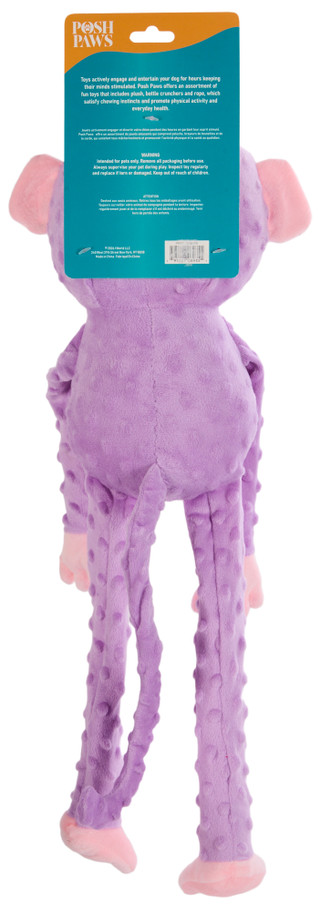 Thumbnail 2: Posh Paws 25 in Long Monkey Pet Toy 