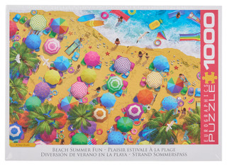 Thumbnail 1: Eurographics 1000 Pc Beach Summer Fun Puzzle 
