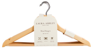 Thumbnail 1: Laura Ashley 10 Pk Wood Hangers  