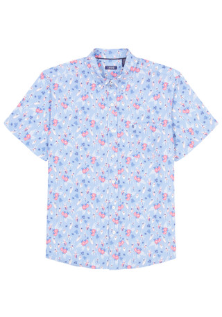 Thumbnail 6: IZOD Men's Printed Short Sleeve Button Down Shirt 