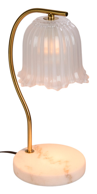 Thumbnail 1: Nicole Miller Glass Pedal Candle Warmer Lamp 
