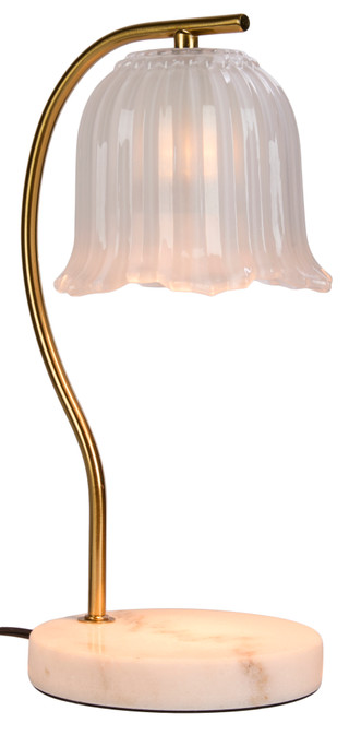 Thumbnail 4: Nicole Miller Glass Pedal Candle Warmer Lamp 