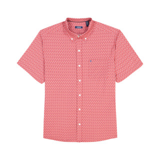 Thumbnail 2: IZOD Men's Breeze Short Sleeve Printed Button Down Shirt 