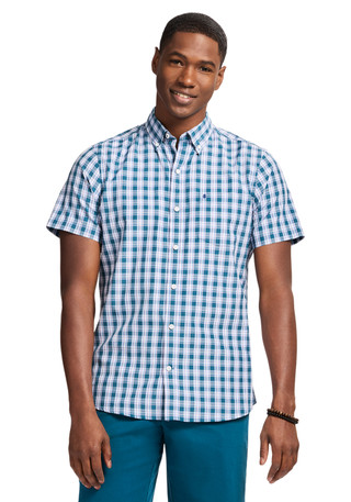 Thumbnail 1: IZOD Men's Breeze Plaid Button Down Shirt 