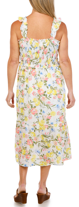 Thumbnail 2: Chenault Women's Sleeveless Smocked Midi Dress 