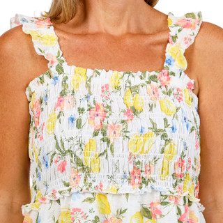 Thumbnail 3: Chenault Women's Sleeveless Smocked Midi Dress 