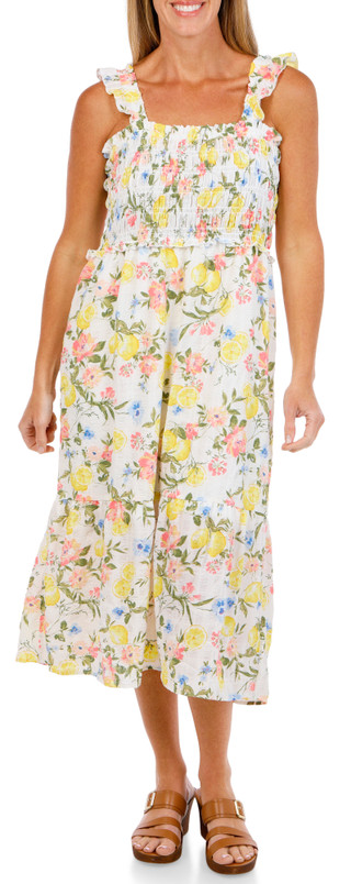 Thumbnail 1: Chenault Women's Sleeveless Smocked Midi Dress 