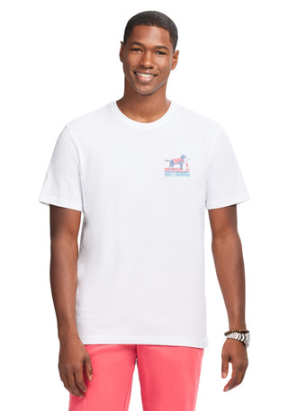 Thumbnail 3: IZOD Men's Short Sleeve Saltwater Graphic Tee 
