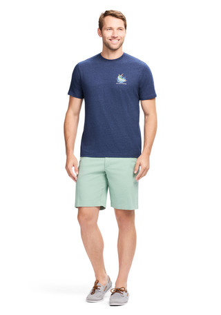 Thumbnail 4: IZOD Men's Short Sleeve Saltwater Graphic Tee 