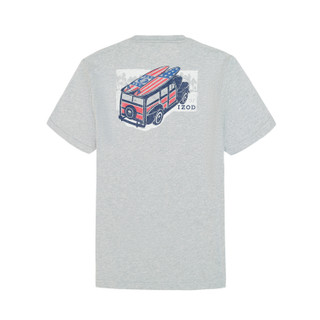 Thumbnail 2: IZOD Men's Short Sleeve Saltwater Graphic Tee 