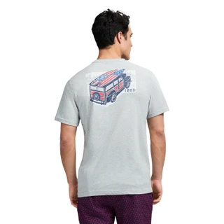 Thumbnail 1: IZOD Men's Short Sleeve Saltwater Graphic Tee 