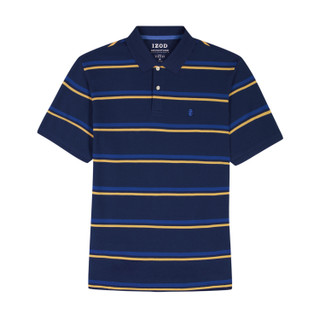 Thumbnail 5: IZOD Men's Advantage Performance Striped Polo 
