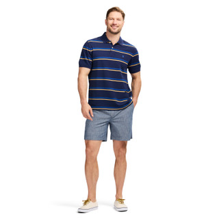 Thumbnail 6: IZOD Men's Advantage Performance Striped Polo 