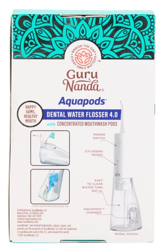 Thumbnail 3: GURUNANDA Aquapods Water Flosser 4.0 