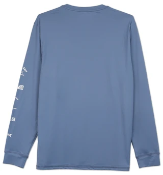 Thumbnail 2: SILVER BAIT Men's Performance Fish Graphic Long Sleeve Tee 