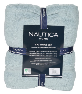 Thumbnail 2: Nautica 6 Pc Bath Towel Set 