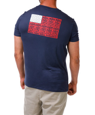 Thumbnail 2: Avalanche Outdoor Supply Co. Men's Outdoor Americana Stars & Stripes Graphic Tee 