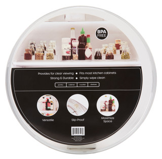 Thumbnail 1: GOURMET KITCHEN 12 in Slip-Proof Turntable Storage 