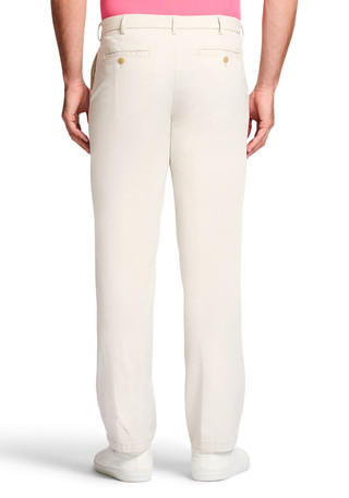 Thumbnail 2: IZOD Men's Saltwater Flat Front Chini Straight Pants  