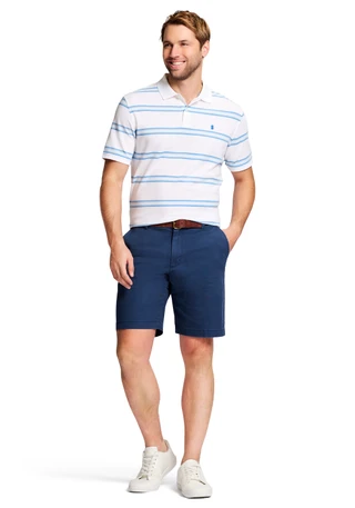 Thumbnail 2: IZOD Men's Saltwater 9.5" Flat Front Chino Short 