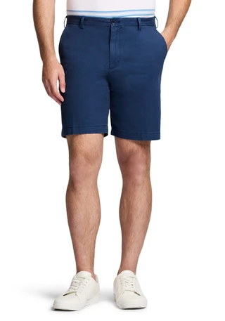 Thumbnail 1: IZOD Men's Saltwater 9.5" Flat Front Chino Short 