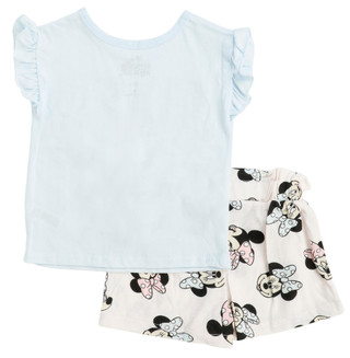 Thumbnail 2: Disney Little Girls 2 Pc Minnie Mouse Shorts Set 