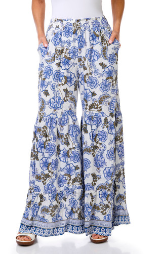 Thumbnail 1: Angie Juniors Tiered Wide Leg Flowy Pants 