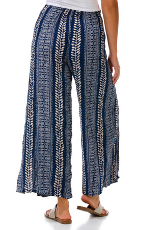 Thumbnail 2: Angie Juniors Tiered Wide Leg Flowy Pants 