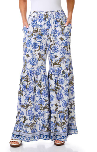 Thumbnail 1: Angie Juniors Tiered Wide Leg Flowy Pants 