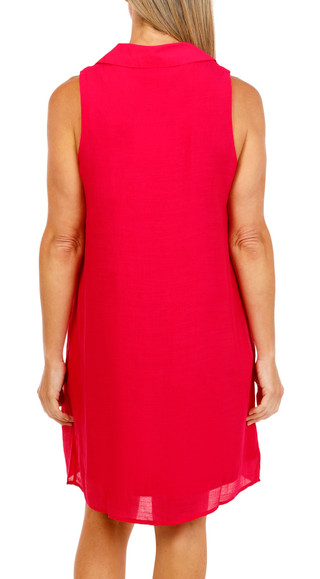 Thumbnail 3: Zac & Rachel Women's Sleeveless Zip Neck Dress 
