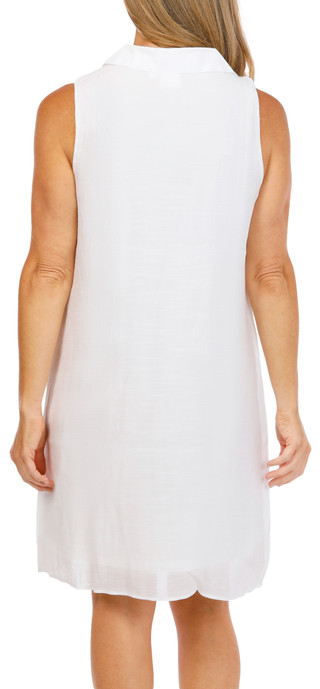 Thumbnail 4: Zac & Rachel Women's Sleeveless Zip Neck Dress 