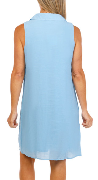 Thumbnail 2: Zac & Rachel Women's Sleeveless Zip Neck Dress 
