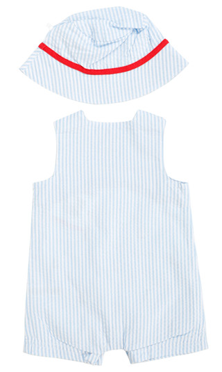 Thumbnail 2: Little Me Baby Boys 2 Pc Sunsuit Set 