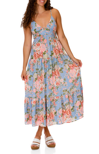 Thumbnail 1: Angie Juniors Sleeveless Maxi Dress 