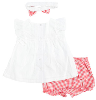 Thumbnail 3: Little Me Baby Girls 3 Pc Shorts Set 