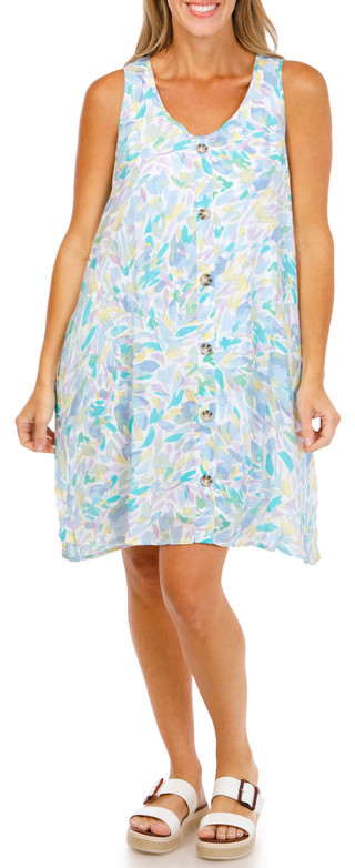 Thumbnail 3: Zac & Rachel Women's Sleeveless Button Front Dress 