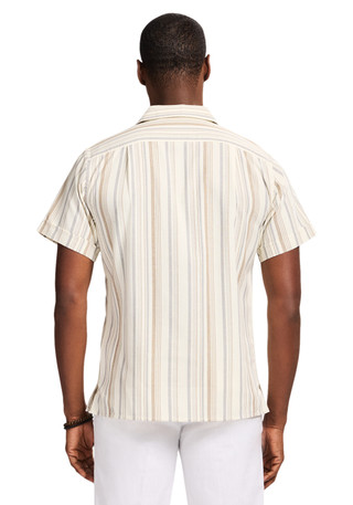 Thumbnail 2: IZOD Men's Saltwater Dunes Texture Stripe Button Down Shirt 