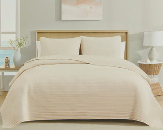 Thumbnail 1: Caribbean Joe Stonewashed Cotton Quilt Set 