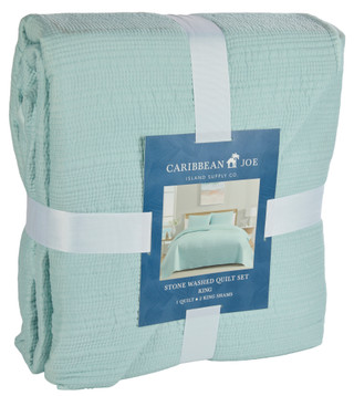 Thumbnail 5: Caribbean Joe Stonewashed Cotton Quilt Set 