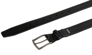 Thumbnail 2: IZOD Men's 35mm Brushed Gunmetal Buckle Belt  