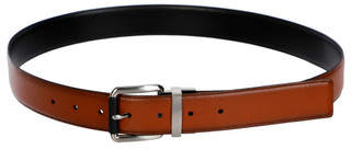 Thumbnail 1: IZOD Men's 35mm Brushed Nickel Finish Reversible Belt 